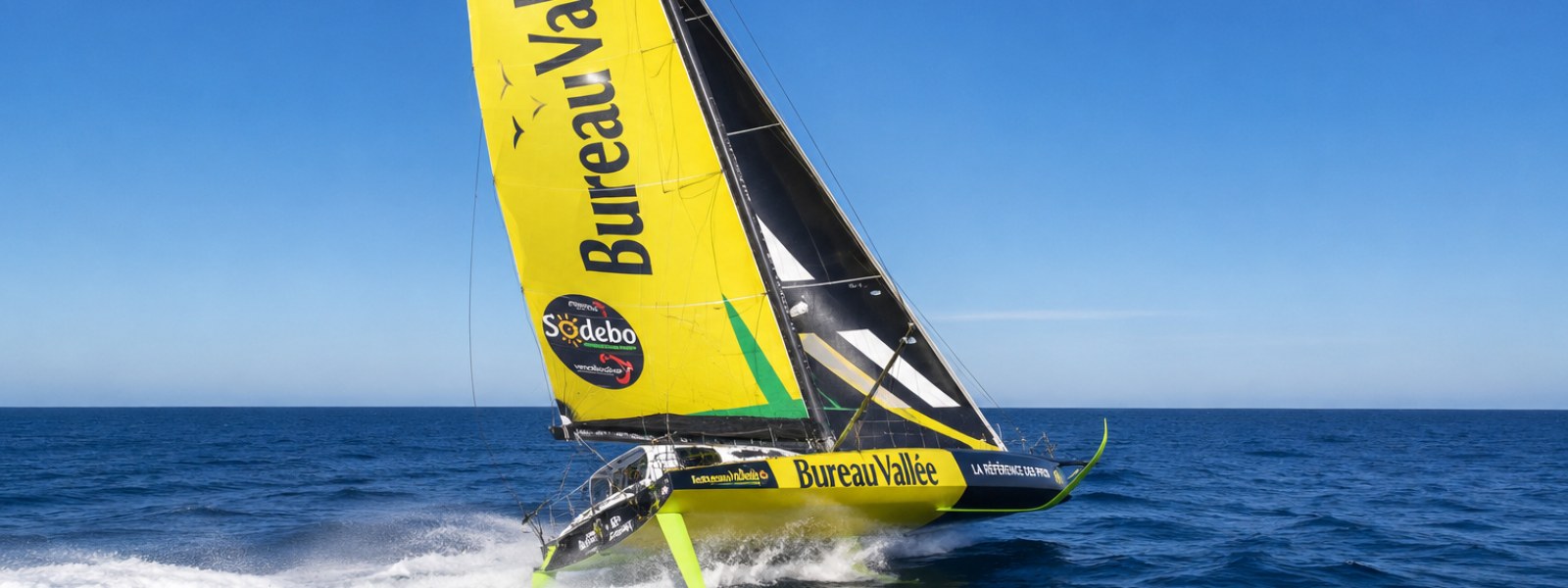 Bateau IMOCA lors du Vendée Globe