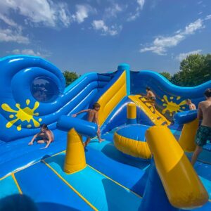 jeu gonflable aquatique la motte
