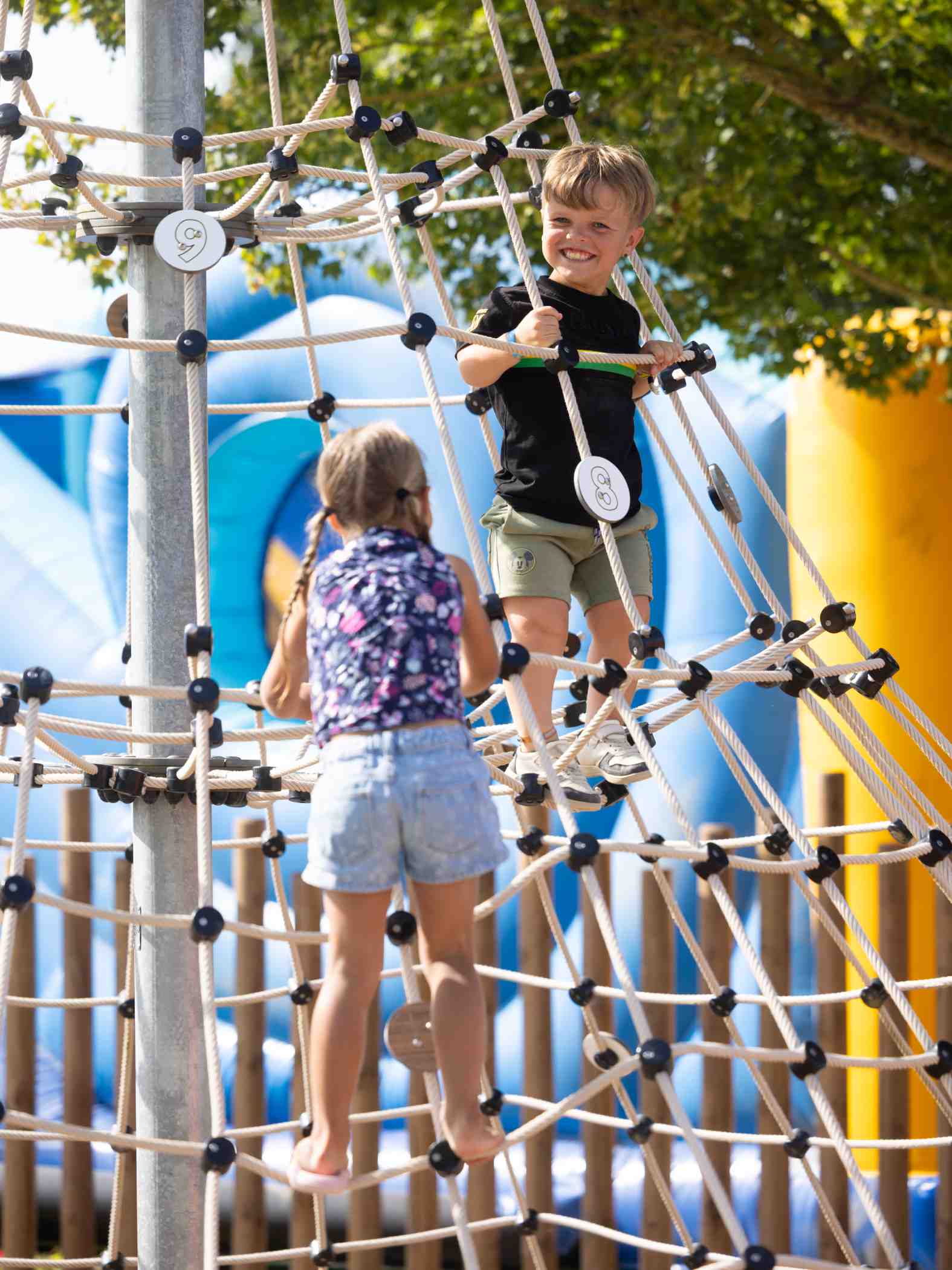 aire de jeux enfants camping