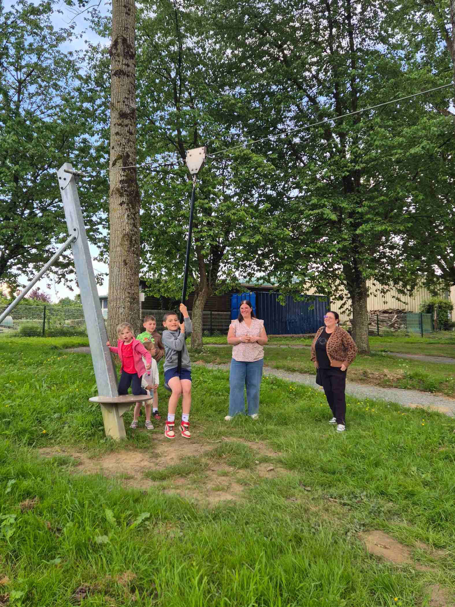 tyrolienne camping puy du fou vendee